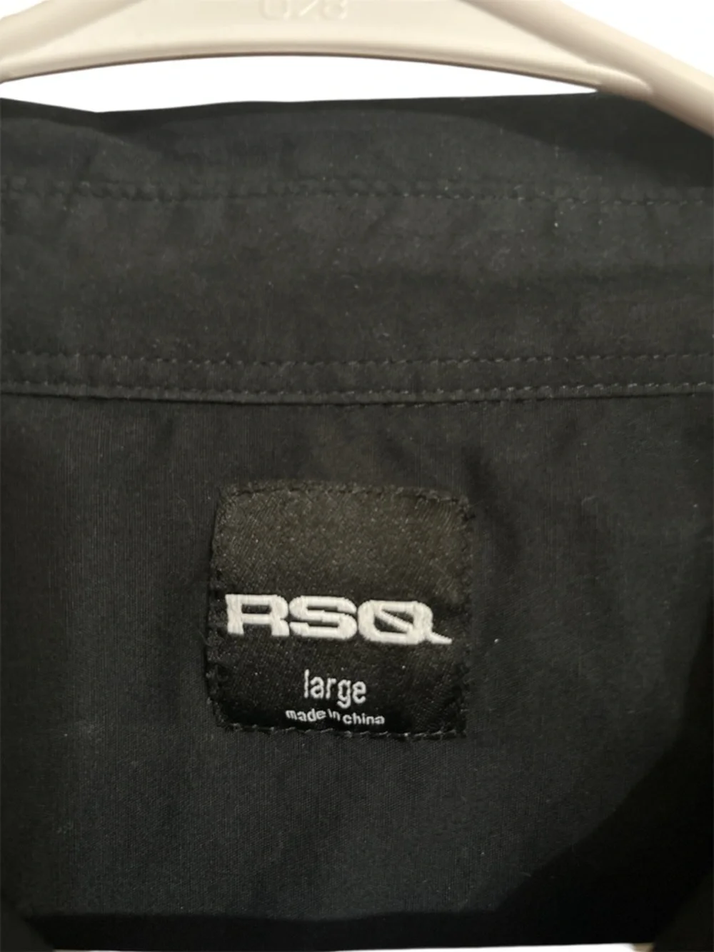 RSQ Short Sleeve Button-Down Shirt in Black